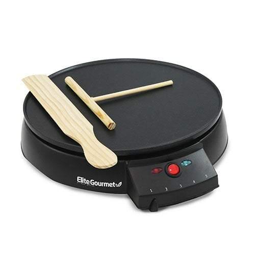 Elite Cuisine 12 Crepe Maker & Griddle [ECP-126] – Shop Elite Gourmet -  Small Kitchen Appliances