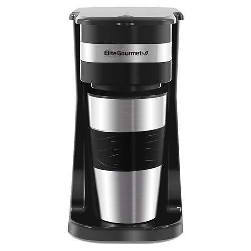 Elite Gourmet Single Serve Personal Coffee Maker with Mug 