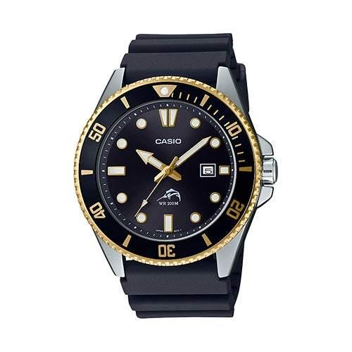Casio Diver Inspired Black Resin Watch