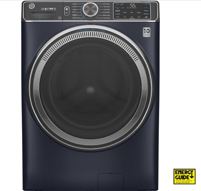 GE® 5.0 cu. ft. Capacity Smart Front Load Steam Washer - Sapphire Blue -  Smart Neighbor