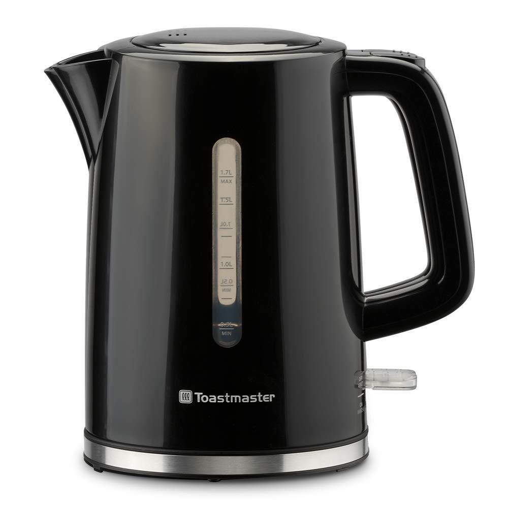 Electric Kettle, Black, 1.7-Liter Capacity