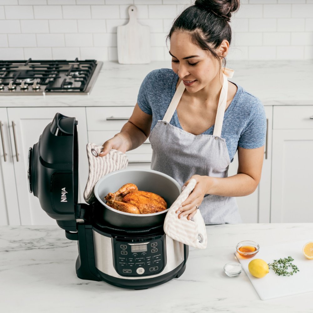 Ninja Foodi 11 in 1 6.5 Qt. Pro Pressure Cooker Air Fryer in Stainless Steel Smart Neighbor