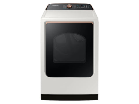 Samsung 7.4 Cu. Ft. Smart Electric Dryer with Steam Sanitize+ in Ivory