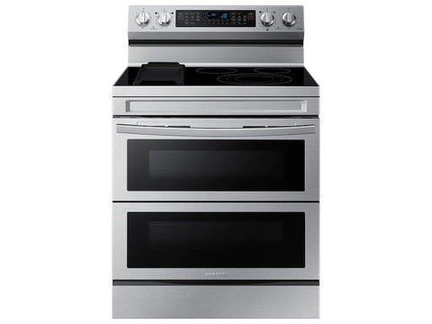 Samsung 6.3 Cu. Ft. Smart Freestanding Electric Range with Flex Duo™ No-Preheat Air Fry & Griddle in Stainless Steel