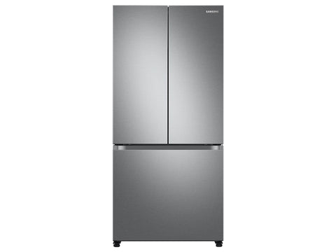 Samsung 18 Cu. Ft. Smart Counter Depth 3-Door French Door Refrigerator in Stainless Steel