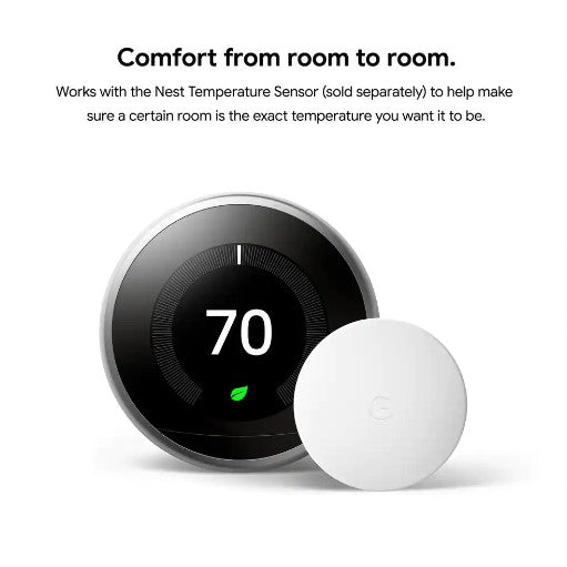 Google - hotsell Nest Learning Smart Wifi Thermostat -