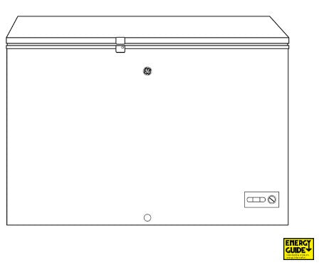 GE Garage Ready 10.7-cu ft Manual Defrost Chest Freezer (White) in