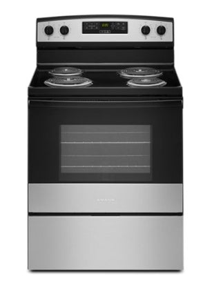 Amana® 30" Electric Range with Bake Assist Temps in Stainless Steel