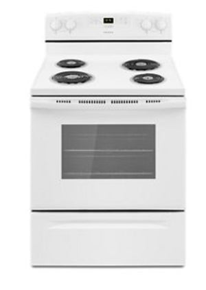 Amana® 30" Electric Range with Bake Assist Temps in White