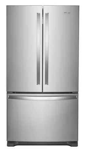 Whirlpool® Full-Depth French Door Bottom Mount Refrigerator in Fingerprint Resistant Stainless Steel