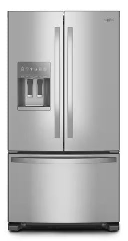 Whirlpool® 36" Wide French Door Bottom Mount Refrigerator in Fingerprint Resistant Stainless Steel