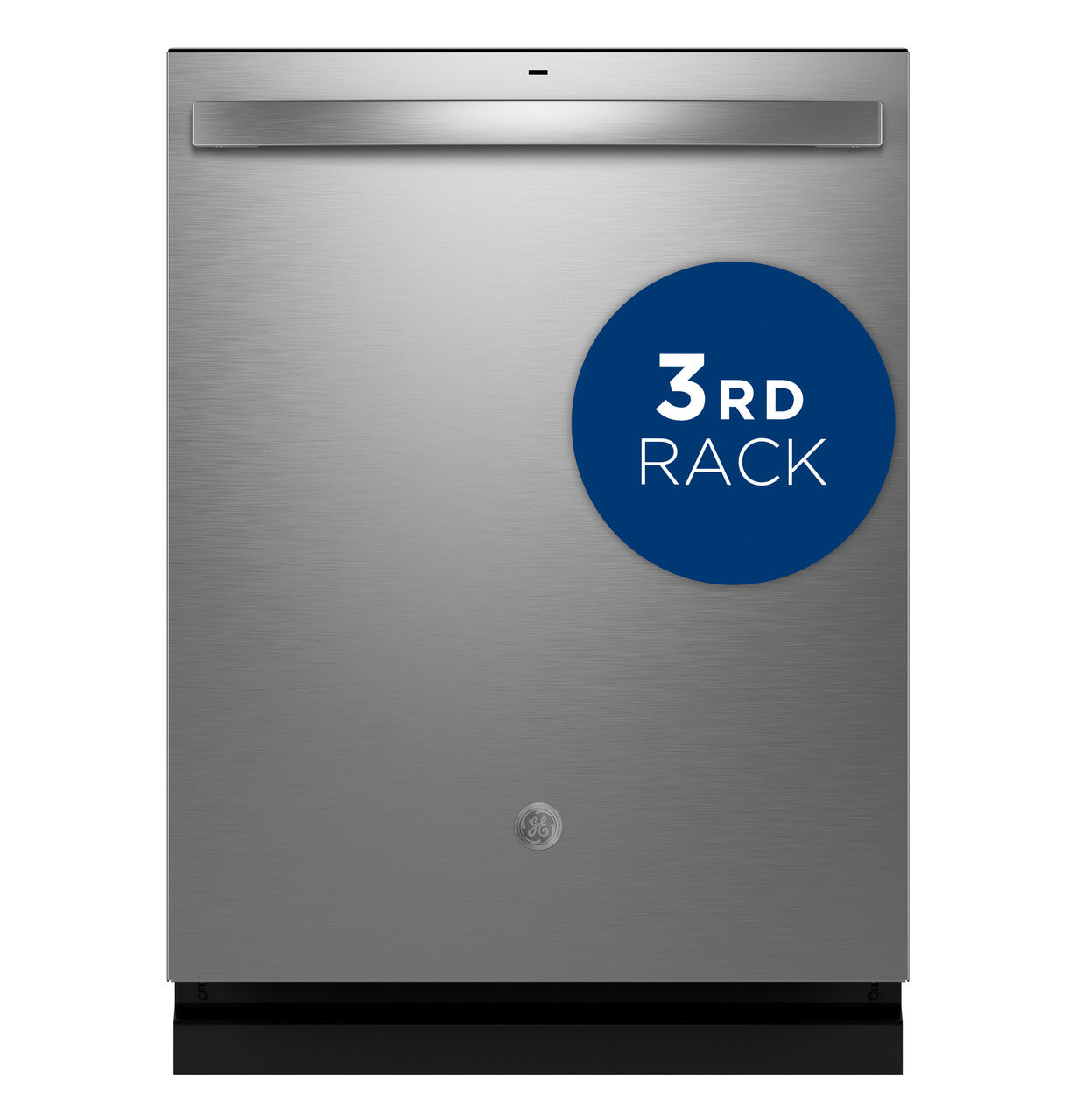 GE® ENERGY STAR® Fingerprint Resistant Top Control with Stainless Steel  Interior Dishwasher with Sanitize Cycle