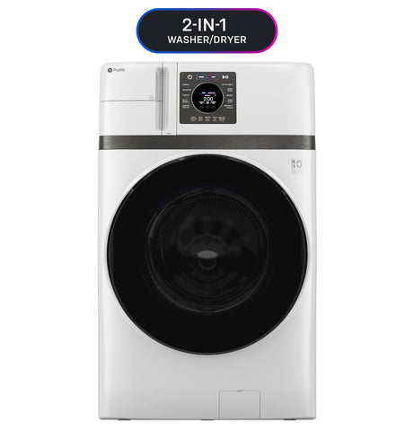 GE Profile™ 4.6 Cu. Ft. Capacity UltraFast Combo with Ventless Inverter Heat Pump Technology Washer/Dryer in White