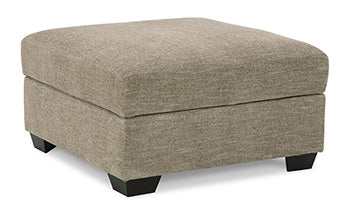 Ashley Furniture Creswell Ottoman With Storage Black/Gray