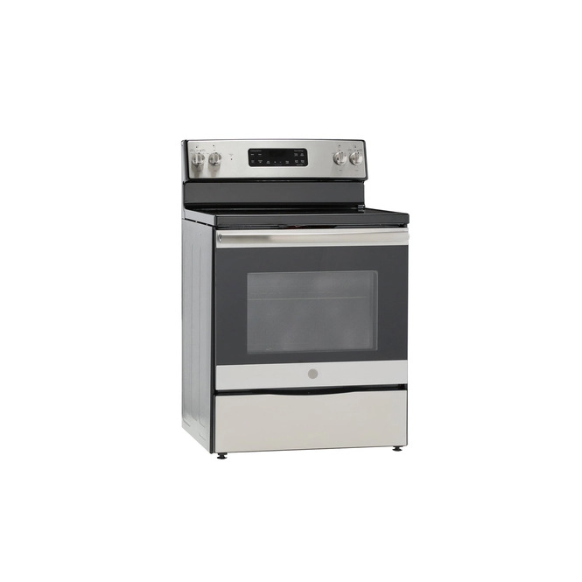 GE 30 Free-Standing Electric Convection Fingerprint Resistant Range Stainless Steel