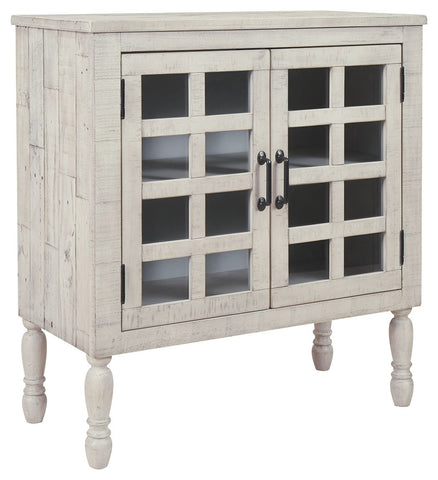 Falkgate - Whitewash - Accent Cabinet