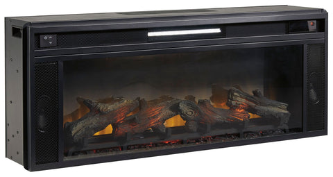 Entertainment Accessories - Black - Fireplace Insert