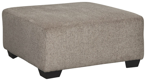 Ballinasloe - Platinum - Oversized Accent Ottoman