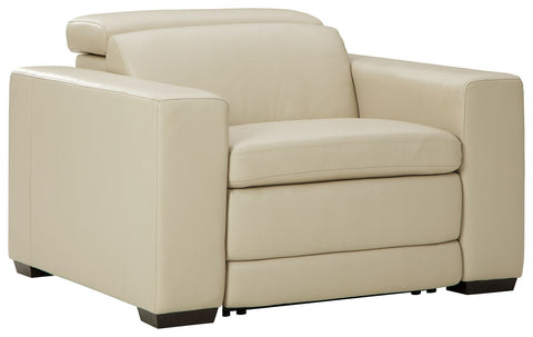 Texline - Sand - PWR Recliner/ADJ Headrest