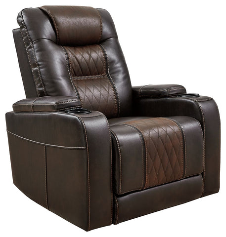 Composer - Brown - PWR Recliner/ADJ Headrest