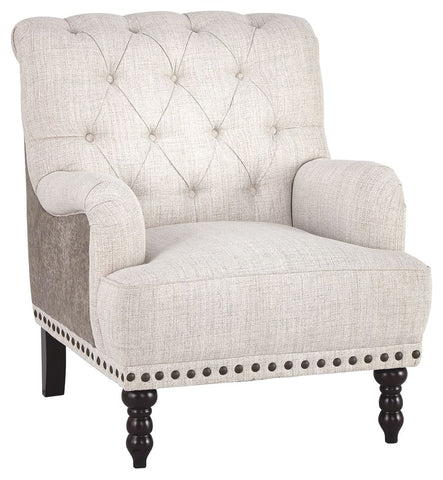 Tartonelle - Ivory/Taupe - Accent Chair