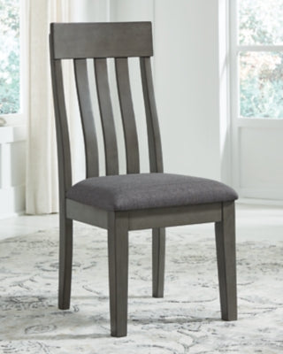 Ashley Furniture Hallanden Dining Chair Black/Gray