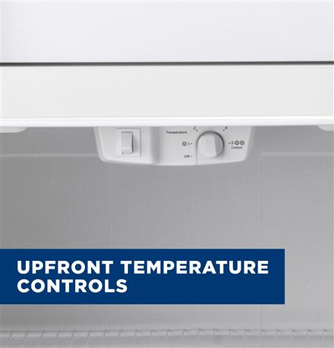 GE Refrigerators - Top Freezer Fingerprint Resistant 21.9 Cu Ft