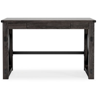 Ashley Freedan Home Office Desk - Grayish Brown