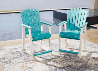 Ashley Furniture Eisely Outdoor Counter Height Bar Stool (Set of 2) 0