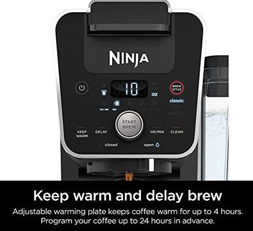 Ninja Coffee Maker Single Serve Hot or Iced 3 Brew Styles Bundle Pod &  Grounds