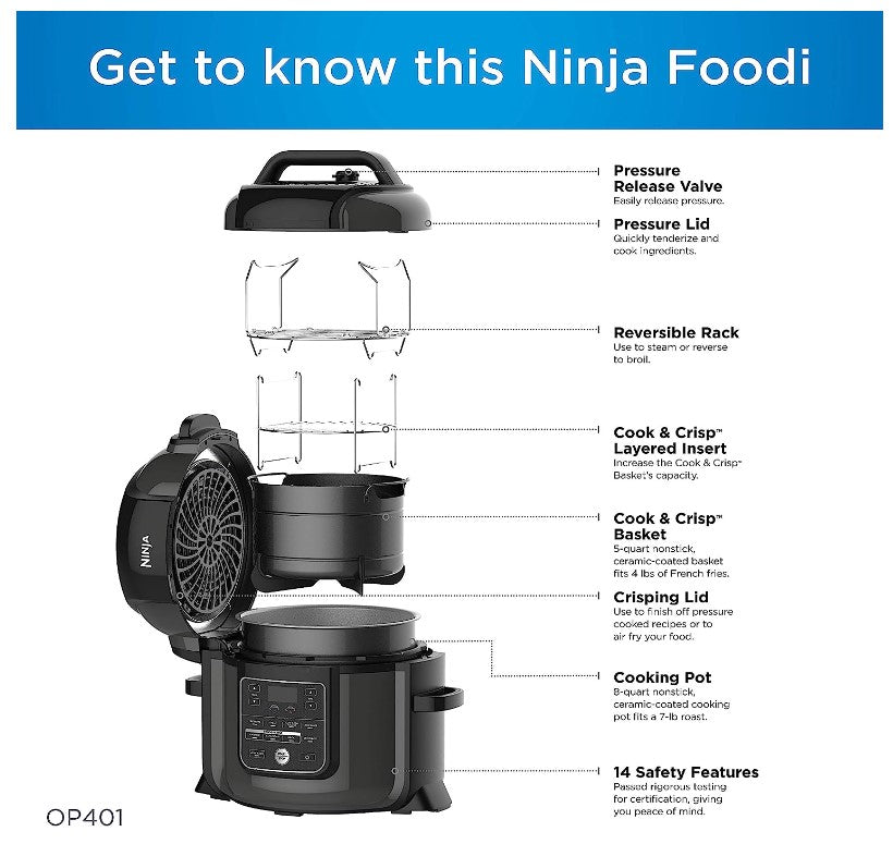 Ninja Foodi Pressure Lid - Ninja Parts & Accessories