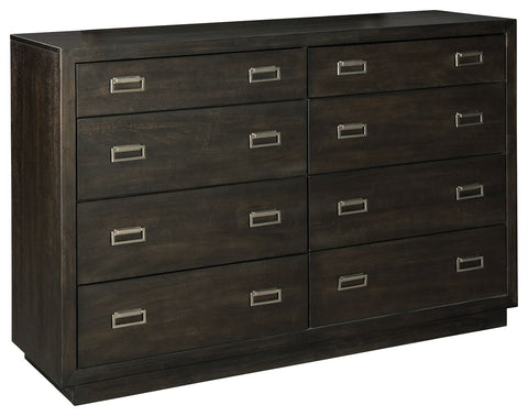 Hyndell - Dark Brown - Dresser