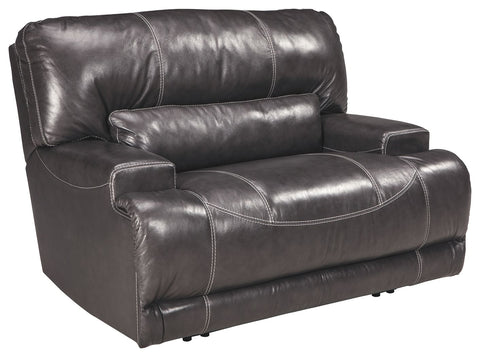 McCaskill - Gray - Wide Seat Power Recliner