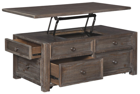 Wyndahl - Rustic Brown - LIFT TOP COCKTAIL TABLE